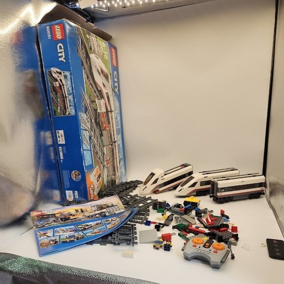 2015 LEGO CITY HIGH SPEED PASSENGER TRAIN SET 60051 Box Manual